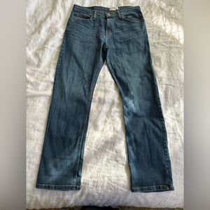 Slim Straight Jeans Men’s 33x30 Mid Rise Stretch Denim Made in Mexico